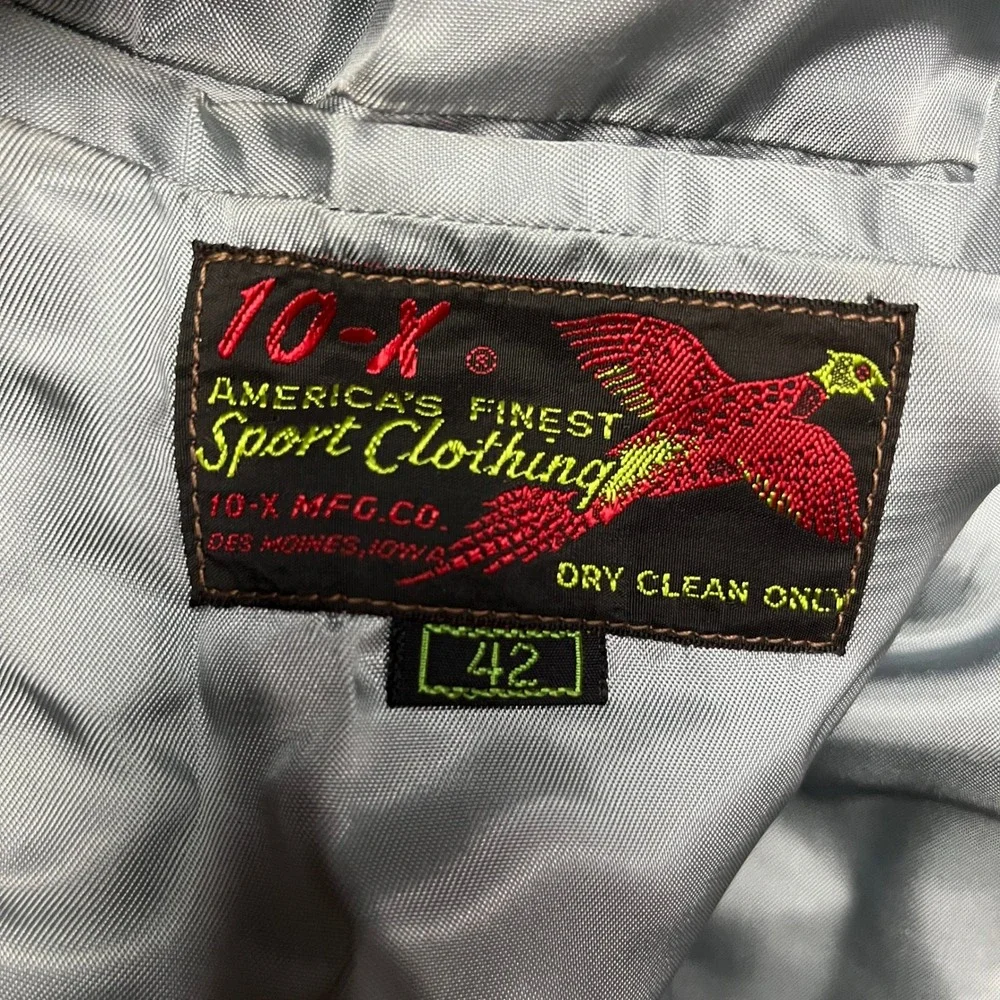 10 X Sport Clothing Shooting Jacket Brown Mens 42‎ Shooters Club America Patch